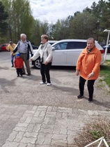 Taina Piira aamujumpassa